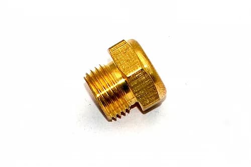 Глушитель выхлопа латунный с наружной резьбой BSLM 01 (R1/8") - фото 1