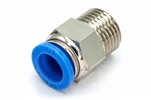Пневмофитинг цанговый прямой с наружной резьбой PC 10-М16х1.5 - фото 1