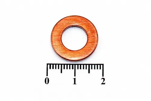 Шайба медная 9х17х1,5 - фото 1