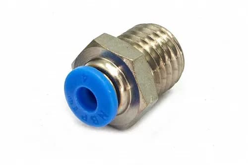 Пневмофитинг цанговый прямой с наружной резьбой PC 4-М12х1.5 - фото 1