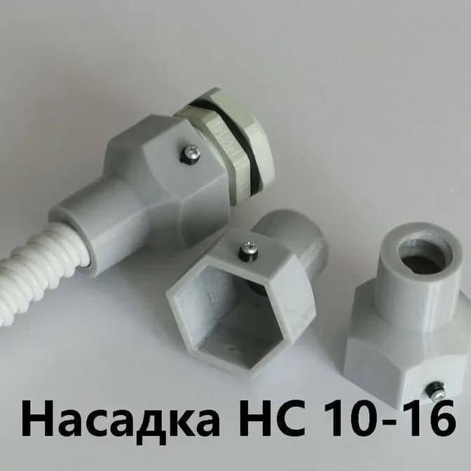Насадка HC 10-16 с сальником PG-16 IP68 для гибкой армированной трубы DKC 10 IP68 - фото 1