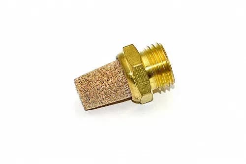 Глушитель выхлопа латунный с наружной резьбой BSL 02 (R1/4") - фото 1