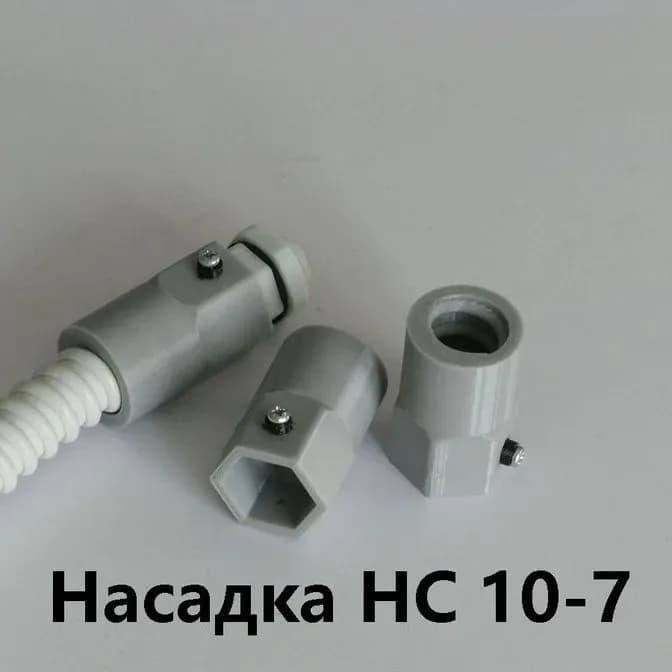 Насадка HC 10-7 с сальником PG-7 IP68 для гибкой армированной трубы DKC 10 IP68 - фото 1