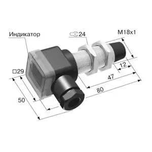 Индуктивный датчик ВБ2.18М.80.8.2.1.В - фото 1