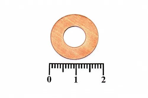 Шайба медная 8*18*0.5 - фото 1