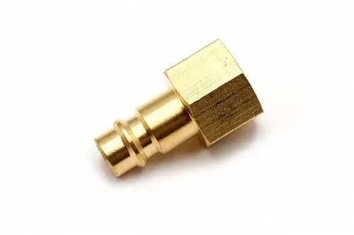 Пневмофитинг латунный БРС PF 3/8 "Папа" + внутренняя резьба (Евро) - фото 1