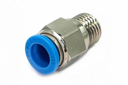 Пневмофитинг цанговый прямой с наружной резьбой PC 10-М14х1.5 - фото 1