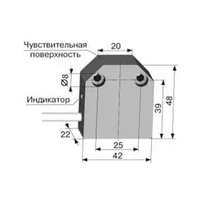 Индуктивные датчики ВБ2.38.хх.5.1.1.К - фото 1