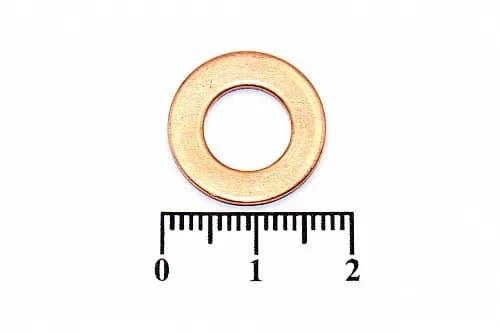 Шайба медная 9х17х1,0 - фото 1
