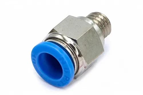 Пневмофитинг цанговый прямой с наружной резьбой PC 10-М10х1.5 - фото 1