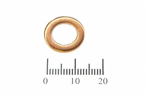 Шайба медная 9х15х1,0 - фото 1