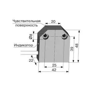 Индуктивные датчики ВБ2.38.хх.5.4.1.К - фото 1