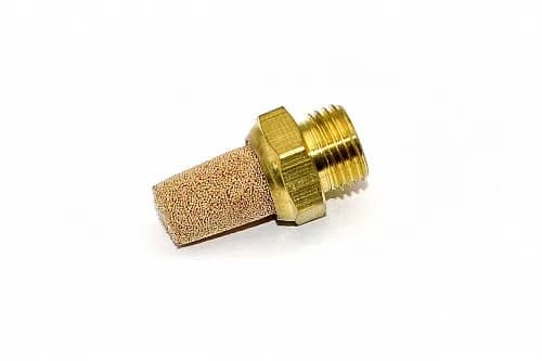 Глушитель выхлопа латунный с наружной резьбой BSL 01 (R1/8") - фото 1