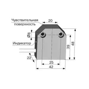 Индуктивные датчики ВБ2.38.хх.5.3.1.К - фото 1
