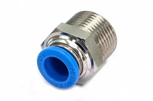 Пневмофитинг цанговый прямой с наружной резьбой PC 10-М20х1.5 - фото 1