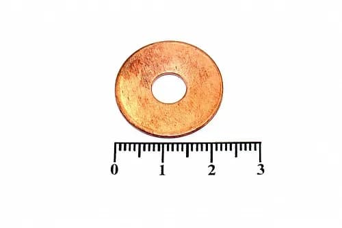 Шайба медная 7*22*1.0 - фото 1