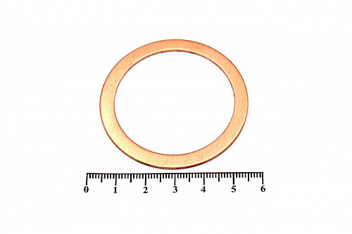 Шайба медная 42х52х1 мм