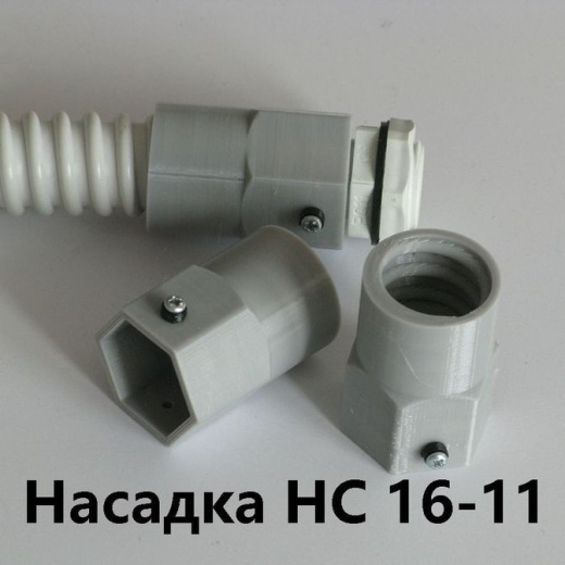 Насадка HC 16-11 с сальником PG-11 IP68 для гибкой армированной трубы DKC 16 IP68