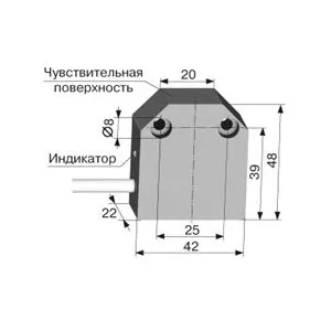 Индуктивные датчики ВБ2.38.хх.5.2.1.К