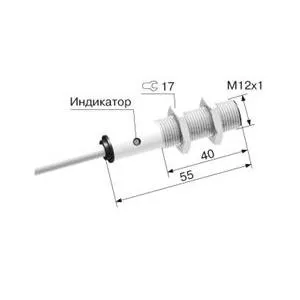 Индуктивный датчик ВБ2.12М.55.2.1.1.К