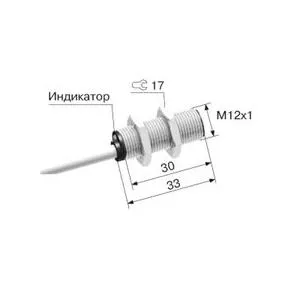 Индуктивный датчик ВБ2.12М.33.2.1.1.К