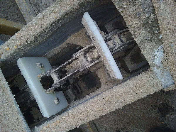 Цепь редлера со скребками для элеватора